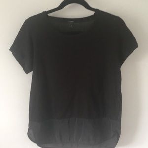 J. Crew vintage silk back T-shirt